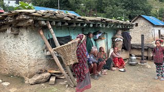 This is Rural Himalayan Village Life | poor but happy lifestyle in nepal mountain village | MUGU