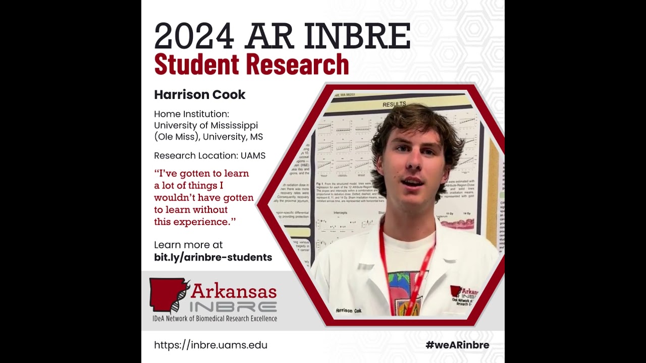 AR INBRE 2024 Summer Students: Harrison Cook