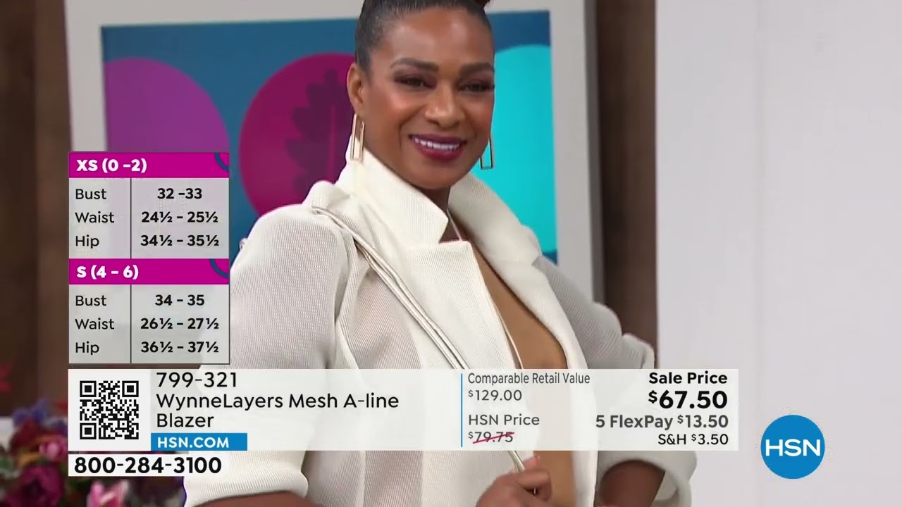 WynneLayers Mesh Aline Blazer