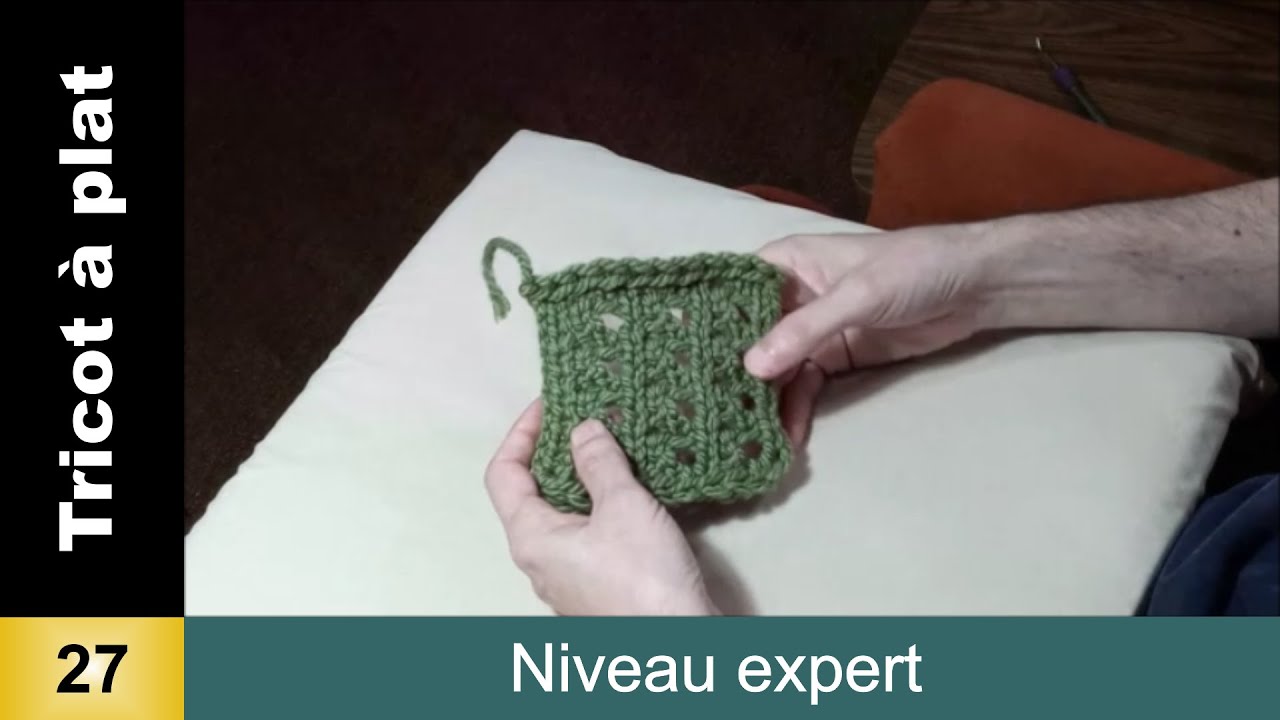 Tricoter un surjet simple endroit vers l'avant à l'aller (SSD av (A ...