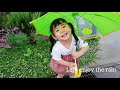 【２歳☆はな】Let's enjoy the rain♫　梅雨だー♡