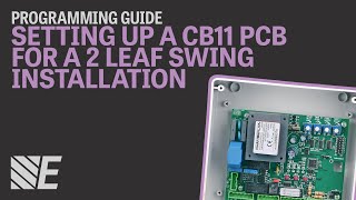 Programming a CB11 PCB for a Double Gate Installation screenshot 5