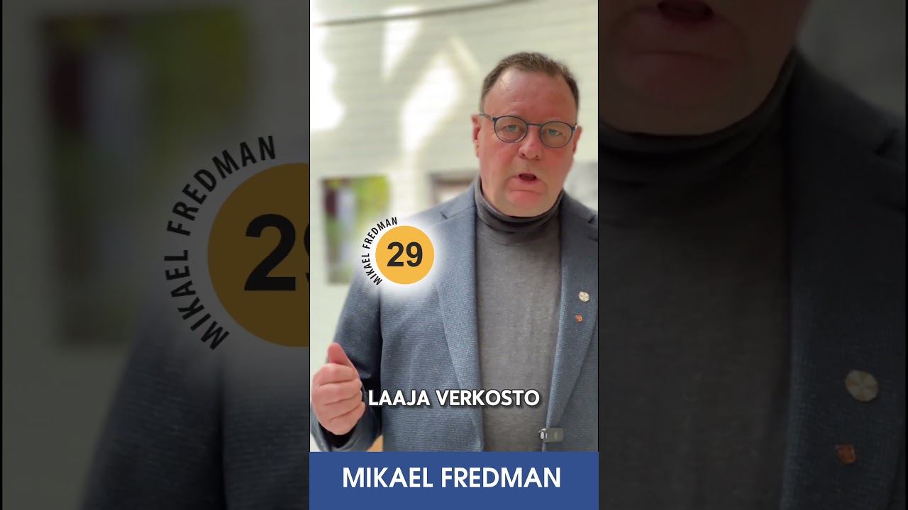 Mikael Fredman - Mustasaari 29 - Kuntavaaleissa 2025 