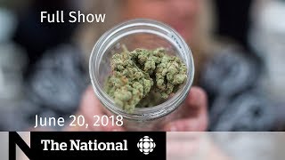The National for June 20, 2018 — Legal Pot, U.S. Immigration, Hassan Diab The National for June 20, 2018 — Legal Pot, U.S. Immigration, Hassan Diab