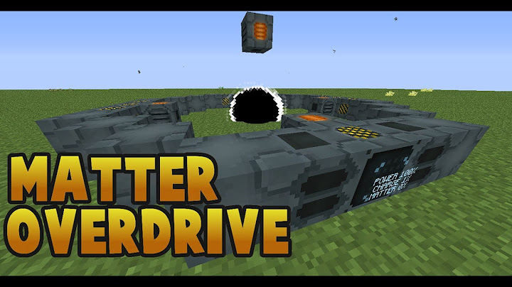 Matter Overdrive 1.7.10 Revisited 3/3 (Tutorial)