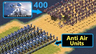All Anti-Air vs Rocketeers - Red Alert 2