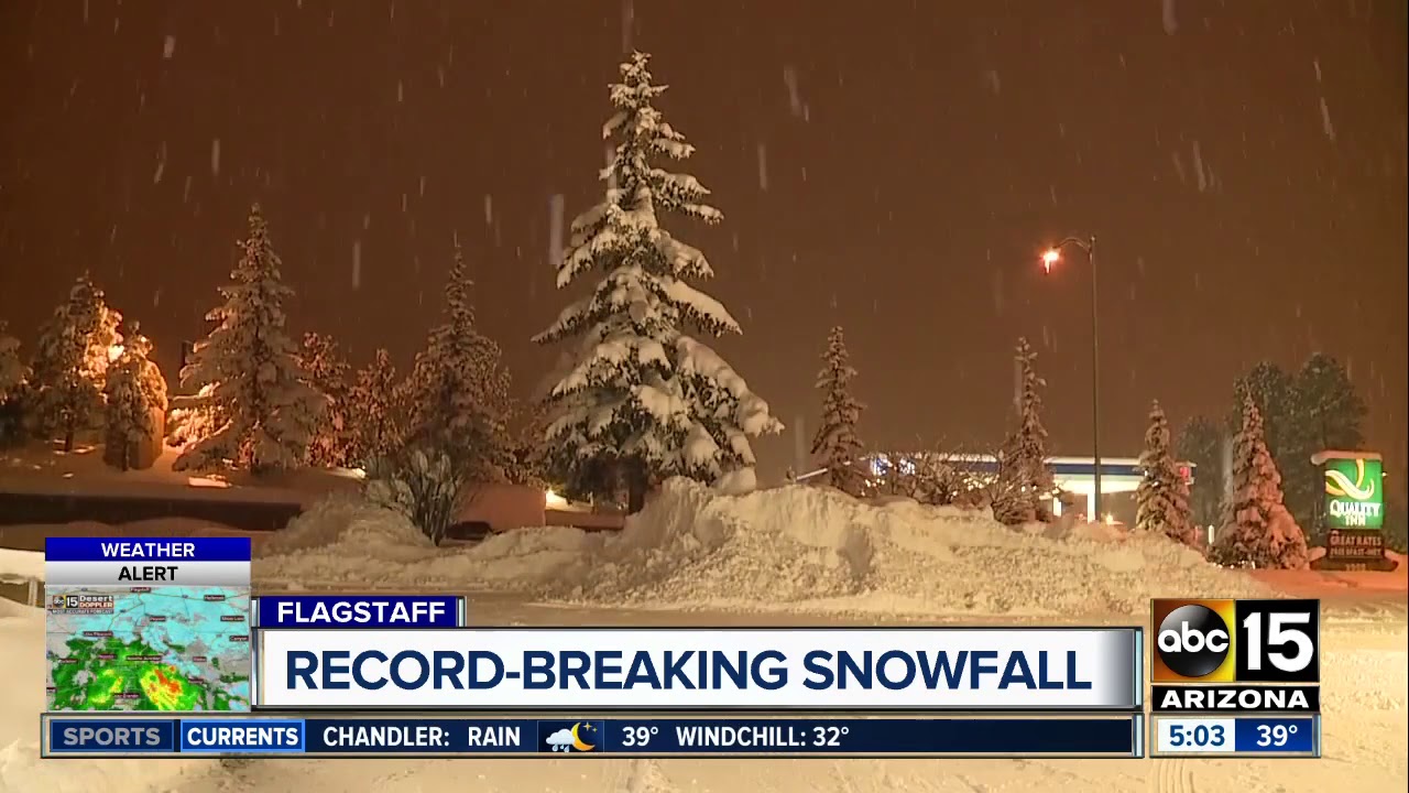 Flagstaff sets record for snow, with more on the way Friday YouTube