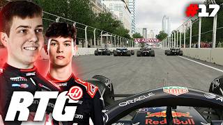 4 WIDE RACING ends badly in Baku! F1 25 Haas RTG | Round 17 Azerbaijan GP