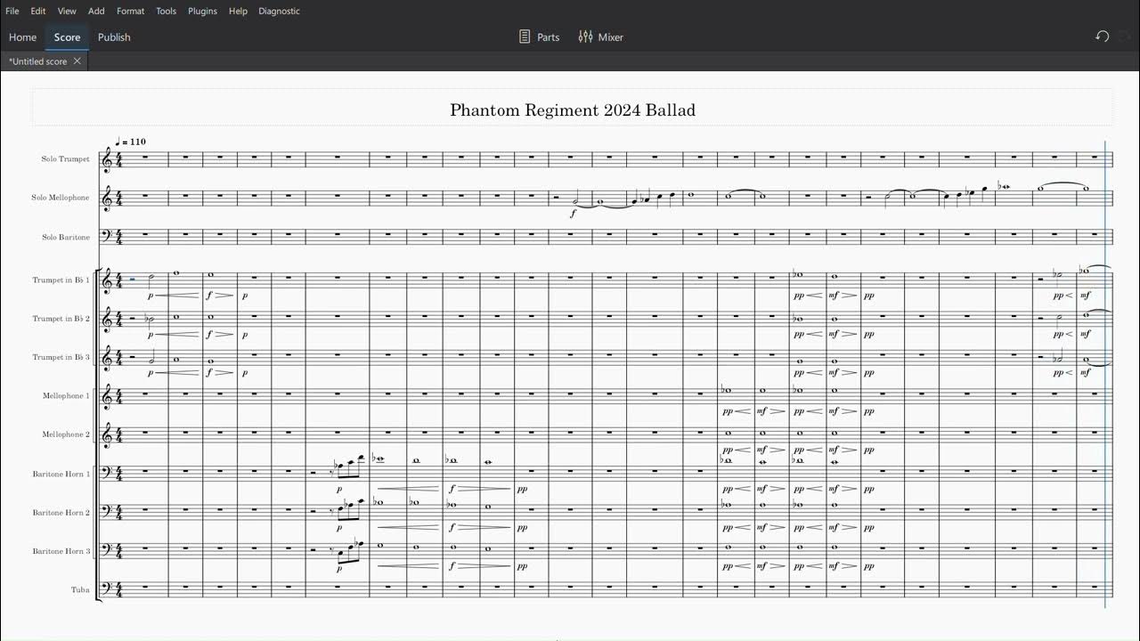 Phantom Regiment 2024 Ballad Brass Transcription YouTube