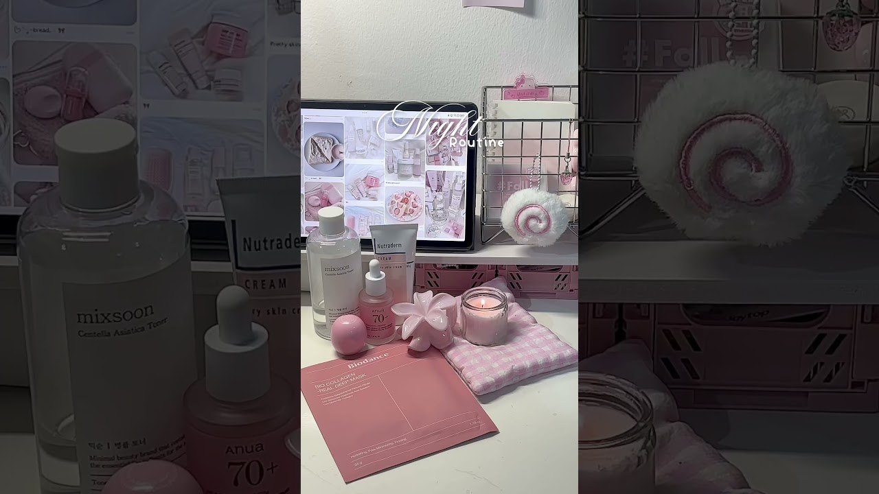 Calming nighttime routine🎐🫧