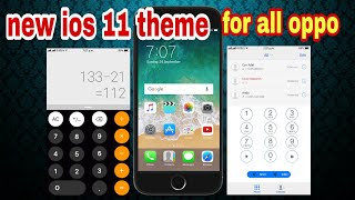 New ios 11 theme for oppo camera phone screenshot 3