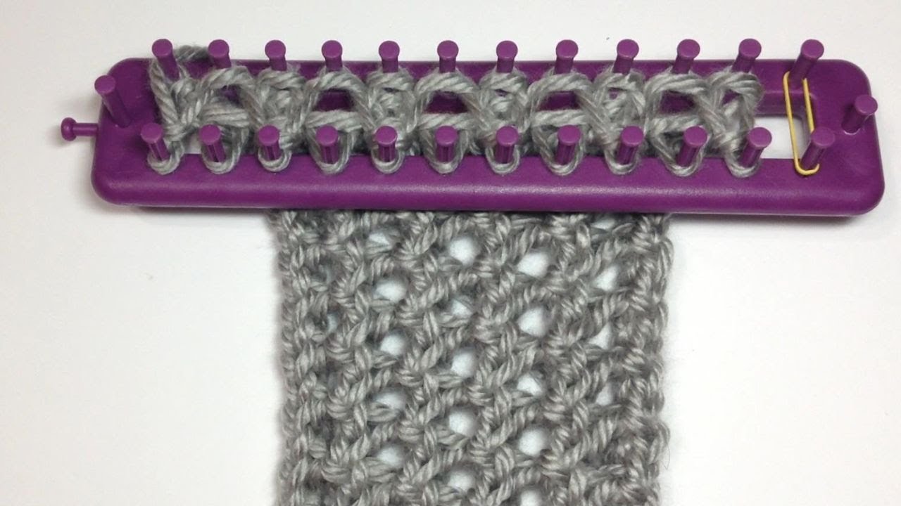 [Paso a Paso] PUNTO RED en Telar Rectangular - Fácil y Rápido de Tejer