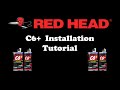 Red head c6 installation tutorial