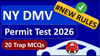 New York Learner Permit Test 2026 - 20 TRAP Questions