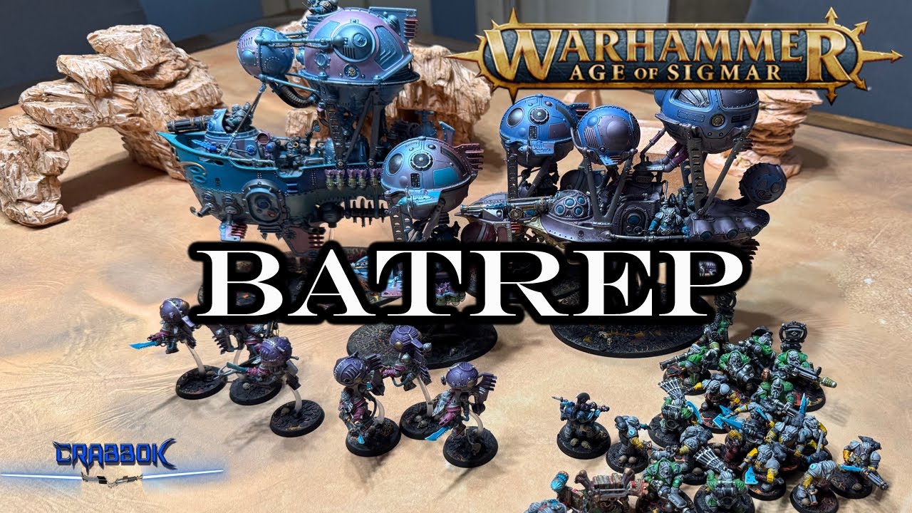 Warhammer Age of Sigmar - Battle Report - Kharadron Overlords vs Stormcast Eternals