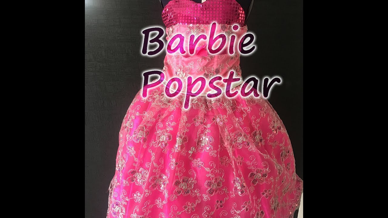 vestidos barbie princesa pop star