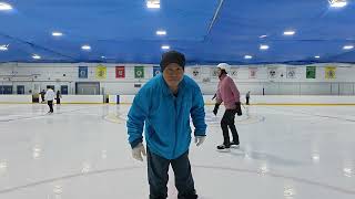 CHINESE KOREAN MUST TRAIN BOTH RIGHT, LEFT TWO FEET COMPLETE STOPS ICE SKATING FOR PAR ICE HOCKEY MA screenshot 4