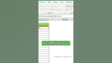 Atasin Error #N/A dengan Rumus IFERROR di #excel  #jagoexcel #belajarexcel #exceltutorial #basics