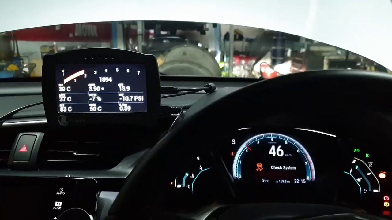 Honda Civic FC1 Custom Race Maf - YouTube