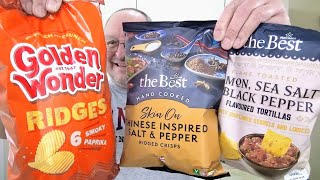 *NEW* Golden Wonder Paprika, Morrisons Salt &amp; Pepper, Morrisons Lemon, Salt &amp; Pepper ~ Crisp Review 