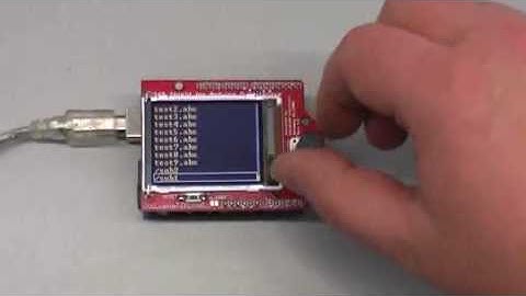 S65-Shield for Arduino: Menu Demo