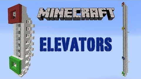 Minecraft Piston Elevator Small and Multi Floor for 1.7.4