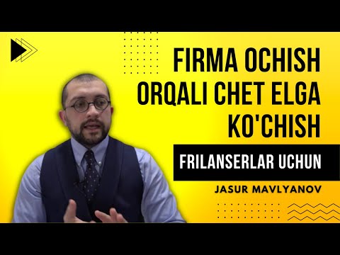Firma ochish orqali