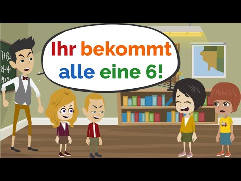 Deutsch lernen | Die Gruppenarbeit | Wortschatz und wichtige Verben