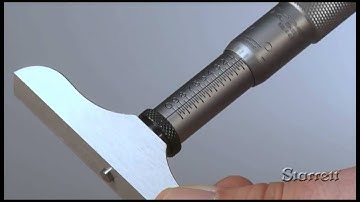 Starrett Depth Measurement using 440 and 445 depth micrometer