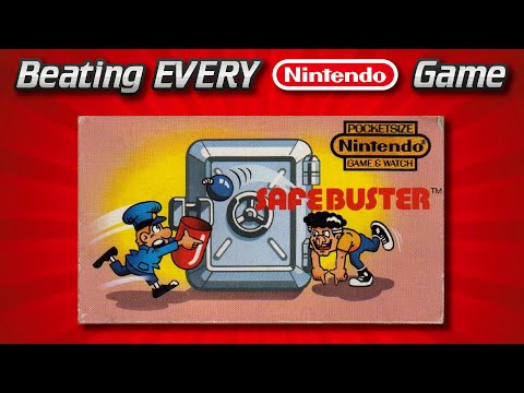 Beating EVERY Nintendo Game - Game & Watch: Safebuster - YouTube