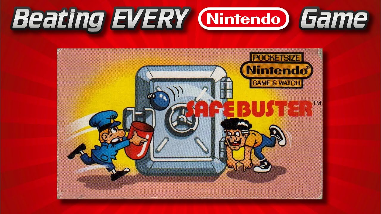 Beating EVERY Nintendo Game - Game & Watch: Safebuster - YouTube