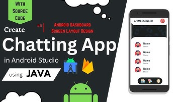 Chat Application | Creating a Main Screen in Android Studio | With source code  | Chat app