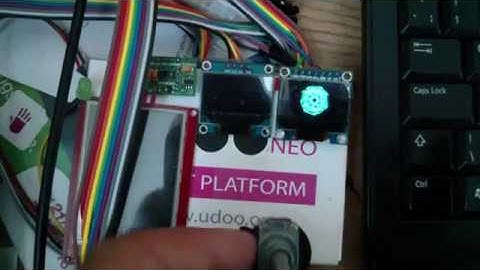 SPI interfacing an OLED display for fast display updates using the cortex M4 on the UDOO Neo