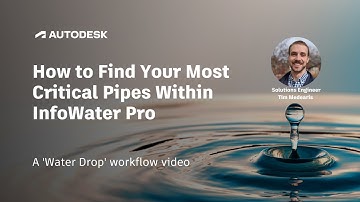 How to Find Your Most Critical Pipes Within InfoWater Pro