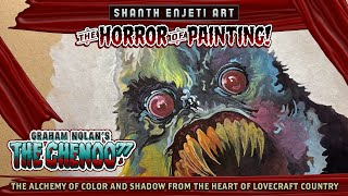 🔴 The Horror of Painting | EPISODE 1: Chill'r Stream I Paint “The Chenoo” in Gouache & Watercolor