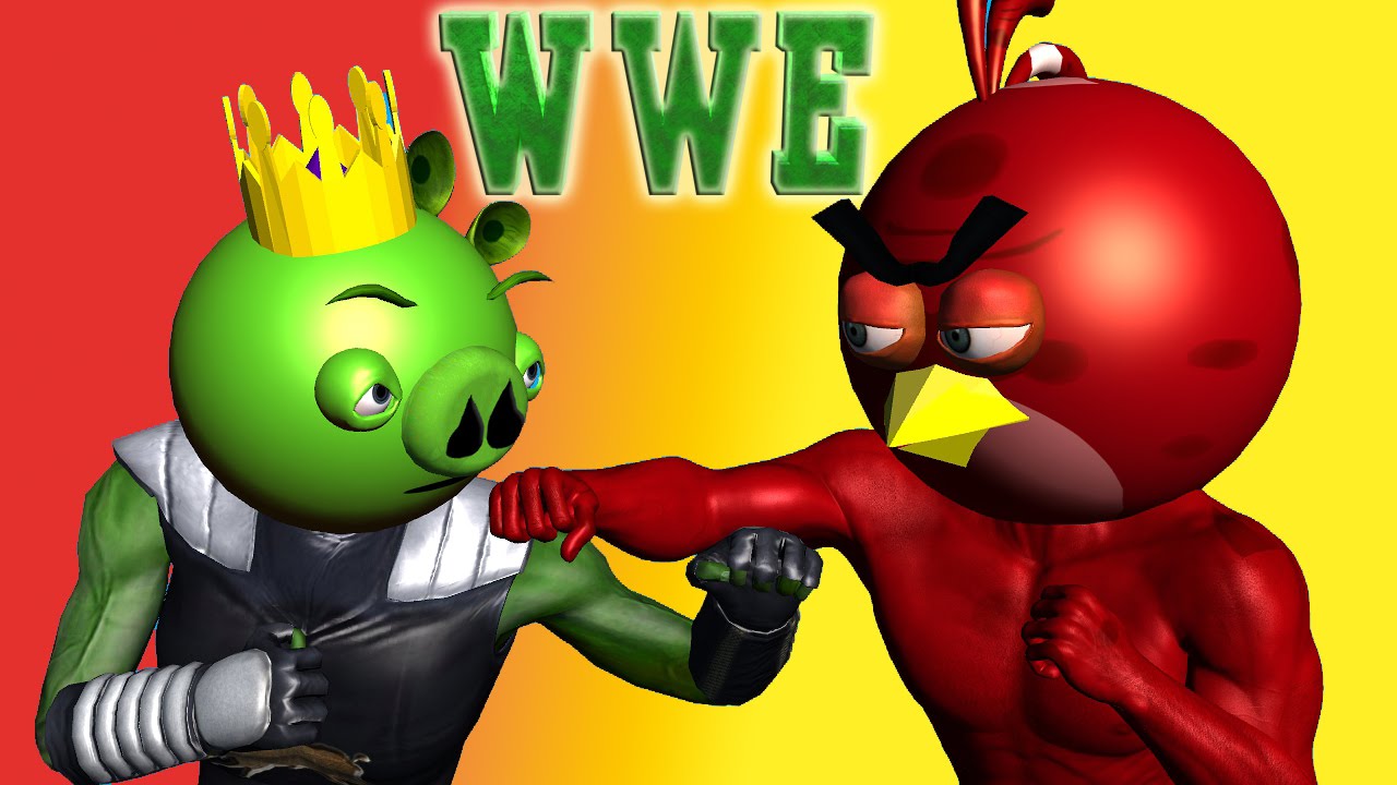 Angry Birds In Wwe Immortals ♫ 3d Animated Game Mashup