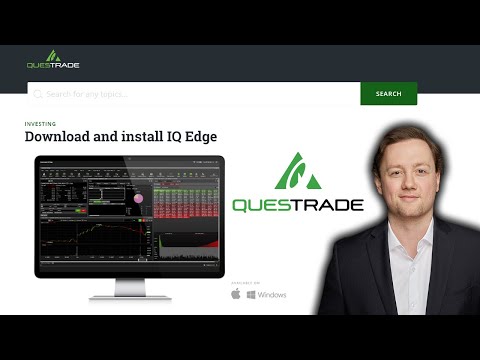 How to download and setup Questrade IQ EDGE