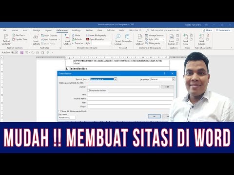 Cara membuat sitasi