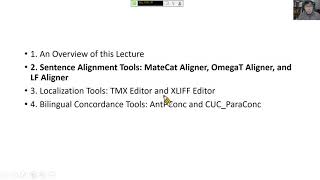 An Overview of the lecture on Alignment Tools
