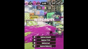 Splatoon 3 -  Splat Zones Wipeout #splatoon #splatoon3 #shorts