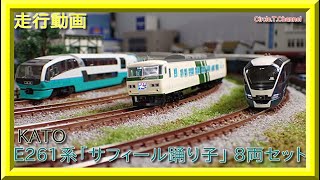 【走行動画】KATO 10-1644 E261系「サフィール踊り子」 8両セット 【鉄道模型・Nゲージ】
