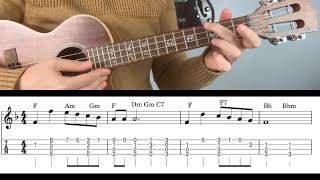 The Christmas Song Ukulele Chord Melody with TAB