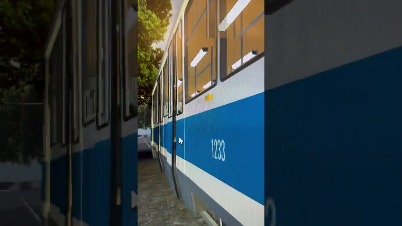Tramvaiul KTM 8 1233 Pe Linia 1