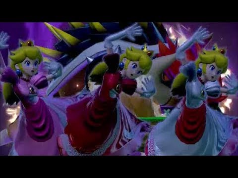 スマブラSP ピーチ全サイズ　手前バースト
