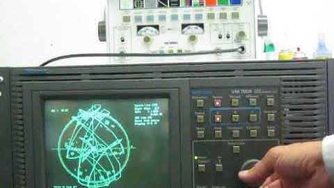 Tektronix VM700A NTSC Video Measurement Set　動作確認