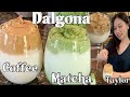 Cách làm Cà Phê Bột Biển - Trà Xanh Bột Biển - Dalgona Coffee - Dalgona Matcha - Taylor Recipes