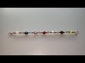 COMO HACER UNA PULSERA DE ENGARCES ENROLLADOS-HOW TO MAKE A WRISTBAND BRACELET ROLLED