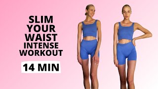 Slim Your Waist Workout Intense / Nina Dapper Model and Lifestyle Coach
