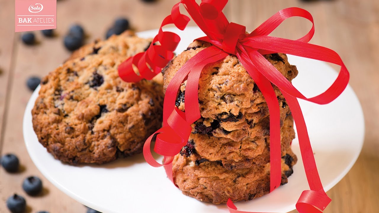 Cookies met blauwe bessen Workshop met Wim Ballieu - Solo Bakatelier