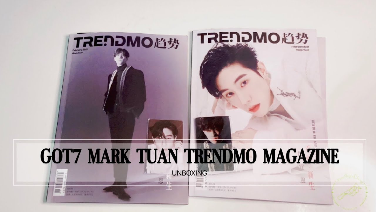 [Unboxing] Mark Tuan Trendmo Magazine Unboxing Video! Lucky I got two different photocard!